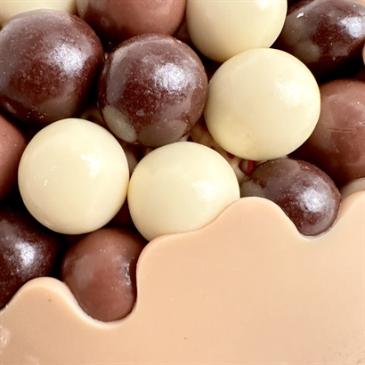 Stort italiensk karamel chokolade påskeæg på 600 gram