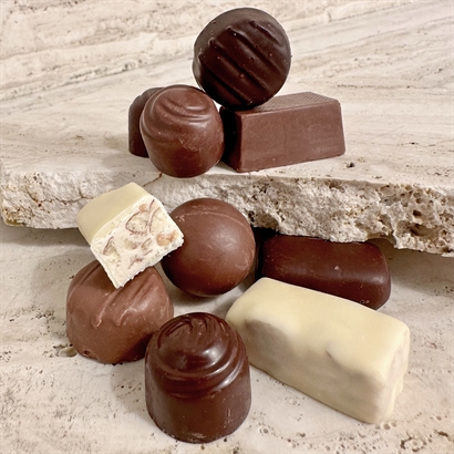 Portvin Klassen Port Tawny & 200 gram luksus chokoladeblanding
