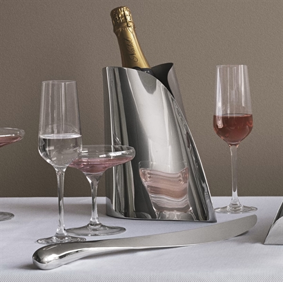 Georg Jensen champagnesabel & 2 flasker spumante - Vejl. 1539,-