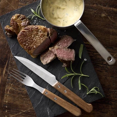 HOLM Steakbestik 8 dele, Akacie - Vejledende udsalgspris 599,-