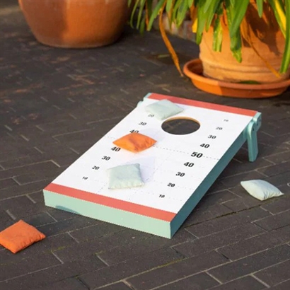 Livoo 2In1 Classic Bean Bag Game, Fsc Wood - Vejledende Udsalgspris 599,-
