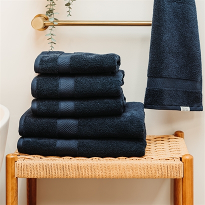 Hâws Relax Towel Set 6 pcs Navy - Vejledende Udsalgspris 999,-