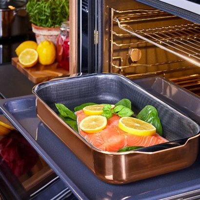 Hâws Santo Roaster 32x18cm 2mm Hybrid coating Rose Gold - Vejledende Udsalgspris 999,-