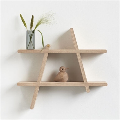 Andersen Furniture A-Shelf - Moderne Amagerhylde i Massivt Egetræ   - Vejledende udsalgspris 1395,- 