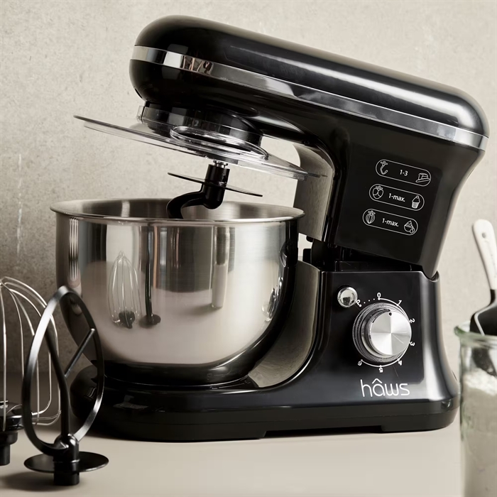 Häws Røremaskine 1200 watt 5 liter Sort - Vejledende udsalgspris 1.299,-