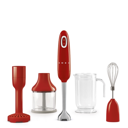 SMEG Stavblender med udstyr. Italiensk topkvalitet - 4 farver - Vejledende udsalgspris 1699,- 