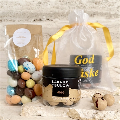 Påskepose med Bülow Crispy Caramel og Luksus Påskeblanding