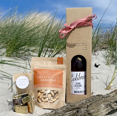 Sommergave med Colibrini Rosé, Luksus Chokolade og snacks