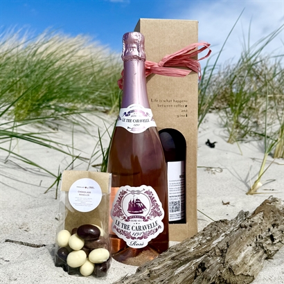 Sommergave med Rosé Spumante og Italienske Chokolademandler