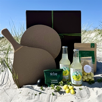 Alkoholfri strandkit med lækre snacks