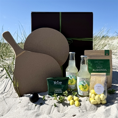 Alkoholfri strandkit med lækre snacks