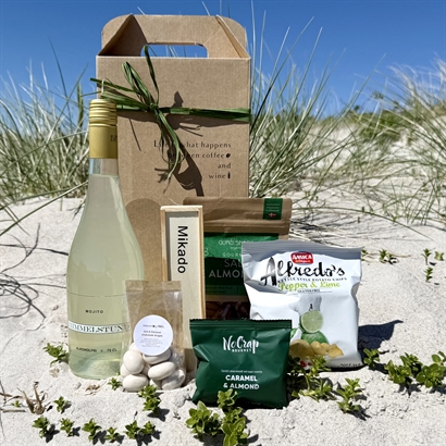Alkoholfri sommergave med spil, Mojito og masser af lækre snacks