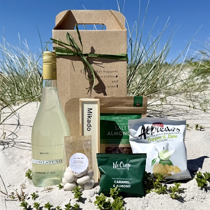 Alkoholfri sommergave med spil, Mojito og masser af lækre snacks