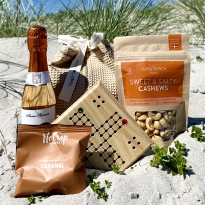 Sommergave med spil, Rosé bobler og lækre snacks