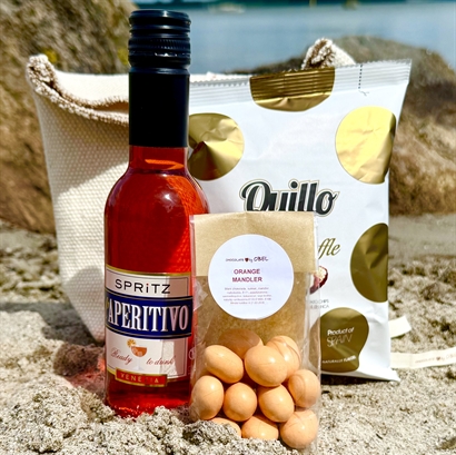 Spritz drikkeklar med Lækre Snacks - Sommergave der smager af Italien