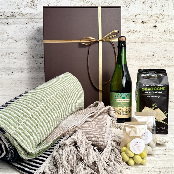 Bloomingville Plaid med Cider, Snacks og Chokolade