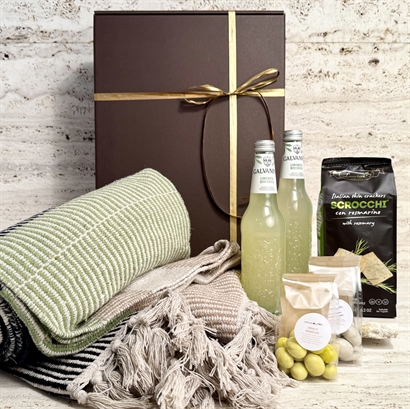Alkoholfri gave med Bloomingville Plaid, Lemonade og snacks