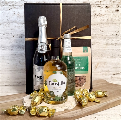 Hugo Spritz Kit med lækre Snacks