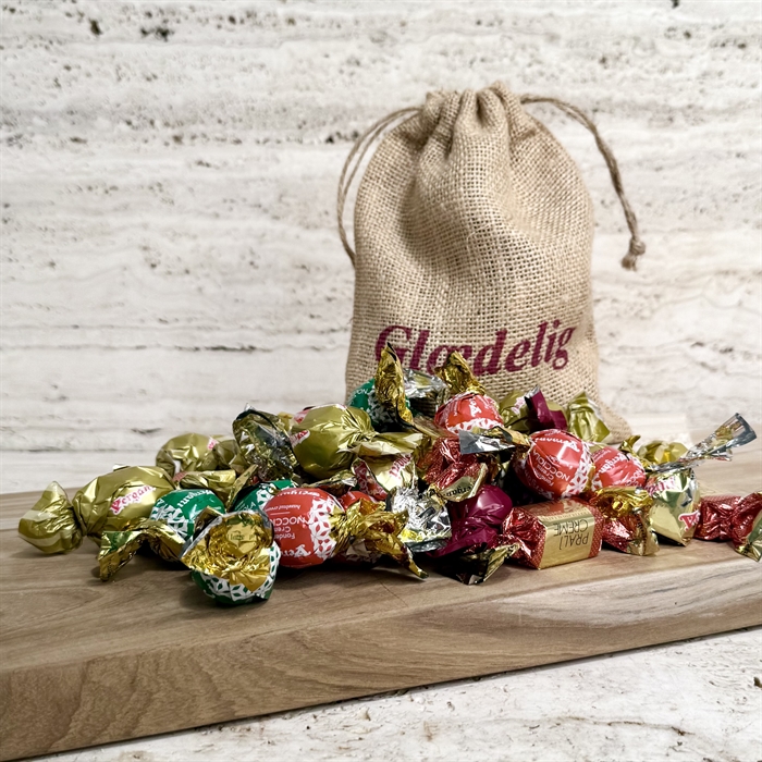 Julesæk med 400 gram Blandede godter