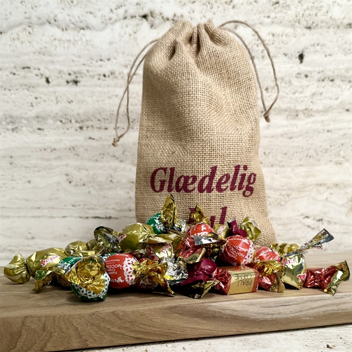 Julesæk med 600 gram Blandede godter