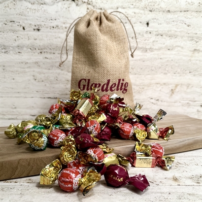 Julesæk med 900 gram Blandede godter