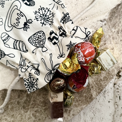 Organic julepose med 200 gram luksus chokoladeblanding 