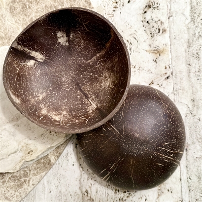 Kokosnød skål med  300 gram luksus chokoladeblanding