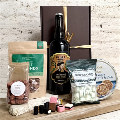 Ølgave med danske specialiteter