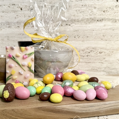 Bloomingville skål med 400 gram Luksus Påskeblanding