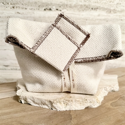 Rustik bomulds gavetaske med Luksus Påskeblanding 500 gram