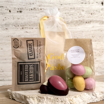 God påskepose - Store danske påskeæg, Anthon berg og Bagsværd lakrids