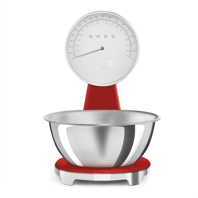 SMEG Digital og analog køkkenvægt. 3 farver - Vejledende udsalgspris 1299,- 