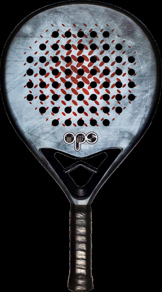 OPS Kvalitets HEX12K padel bat med cover og bolde - Vejledende udsalgspris 1341,- 