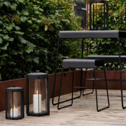 Zone Denmark A-Stool Outdoor Skammel 38,5 x 34 x 45 cm Black. Vejledende udsalgspris 999,-