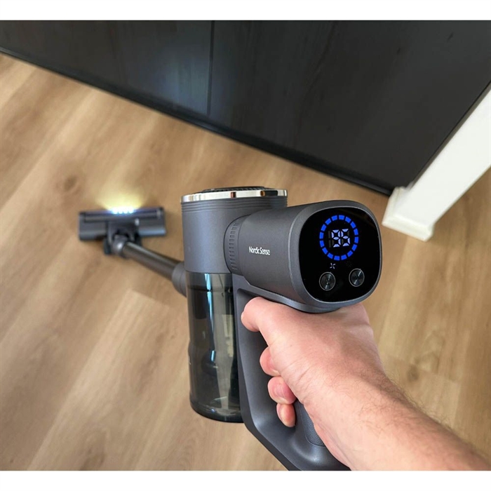 Nordic Sense Ledningsfri støvsuger Dark Grey - Vejledende udsalgspris 1.499,-