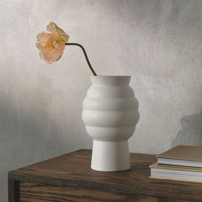 Stelton Tortus Archie Vase No2, White - Vejl. Udsalgspris 499,-