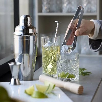 Lyngby Glas Melodia Cocktail m. barsæt SAMPAK - Vejledende udsalgspris 929,-