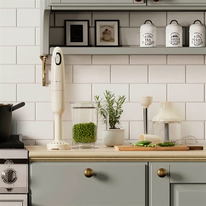 SMEG Stavblender med udstyr. Italiensk topkvalitet - 4 farver - Vejledende udsalgspris 1699,- 