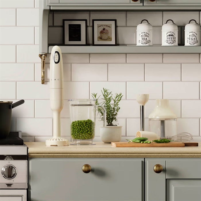SMEG Stavblender med udstyr. Italiensk topkvalitet - 4 farver - Vejledende udsalgspris 1699,- 