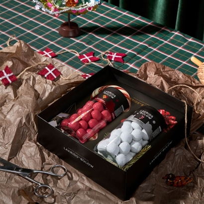 Lakrids by Bülow Black Box Reg/Reg, Frozen Mint/Crispy Raspberry