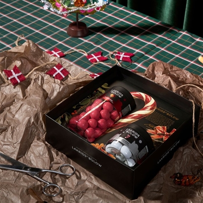Lakrids by Bülow Black Box Reg/Small, Crispy Raspberry/Frozen Mint
